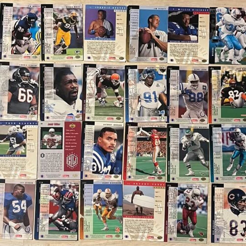 Lot 32 1990s football cards collection